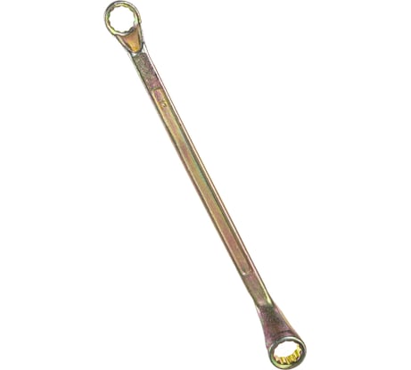 Накидной ключ TUNDRA коленчатый желтый цинк, 12 х 13 мм 878069