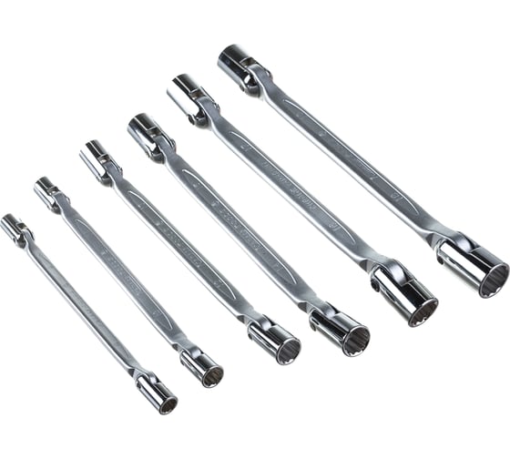 Набор торцевых шарнирных ключей Kamasa Tools 8-19 мм, 6 предметов K 2432