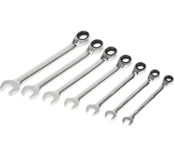 Набор комбинированных ключей Kamasa Tools с храповым механизмом, 3/8"-3/4" K 2820