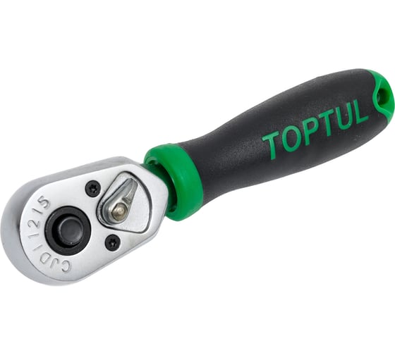 Трещотка укороченная TOPTUL 3/8 дюйма, 45 зубьев, 145 мм CJDI1215