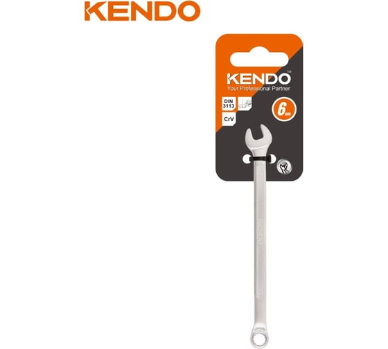 Ключ комбинированный KENDO 75 градусов 19 мм 15219