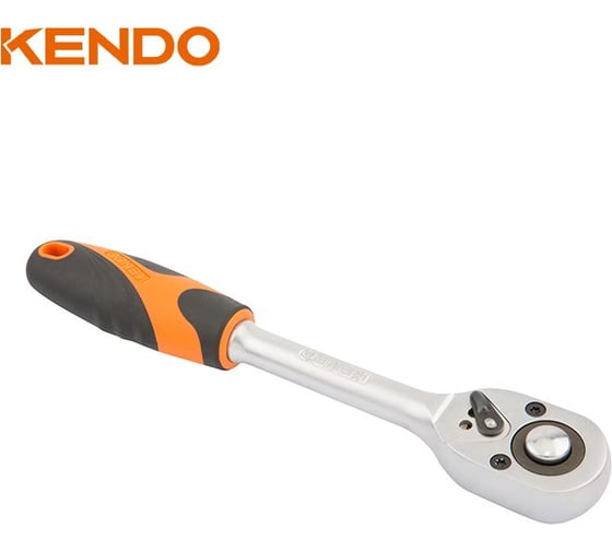 Ключ-трещотка KENDO CrV, 220 мм, зубьев 72,  3/8" 16111