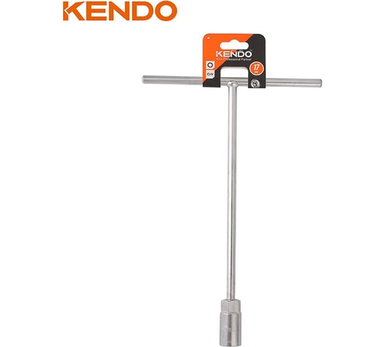 Торцевой ключ с Т-образной ручкой KENDO 14 мм, 200x300 мм 15906