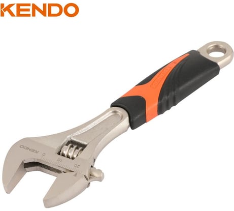 Кованый разводной ключ KENDO углеродистая сталь, 150 мм 15101