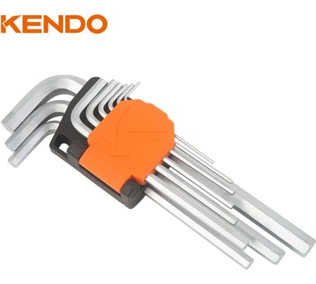 Набор имбусовых ключей KENDO 9 шт. 20731