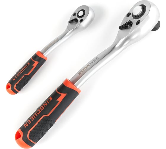 Набор трещоток KINGQUEEN 72 зуба, 1/2" 1/4", 2 предмета WIB-23