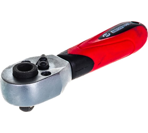 Трещотка ABTOMTOOL РROFFI 1/4, mini, 72 зуб, 105мм, для вставок бит 54460