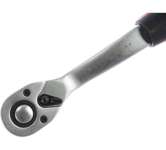 Трещотка ABTOMTOOL РROFFI 1/2, 72 зуб, 250 мм, эргономичная резиновая ручка , CrV 54250