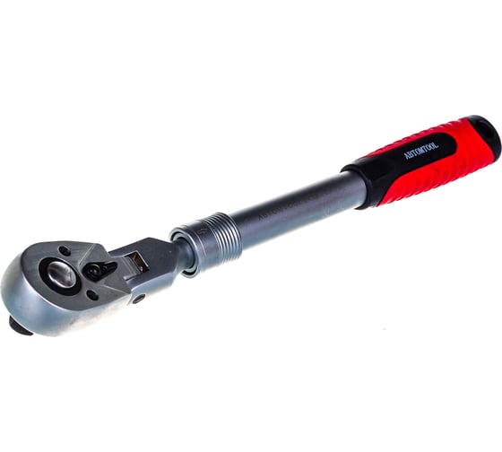 Трещотка ABTOMTOOL РROFFI 1/2, 72 зуб, 350-500 мм, телескопическая, CrV 54252