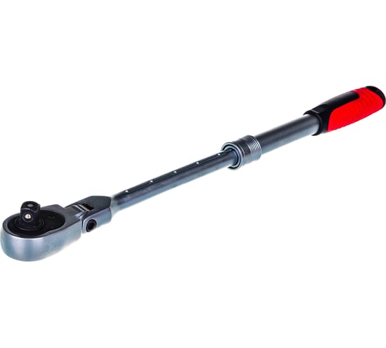Трещотка ABTOMTOOL РROFFI 1/2, 72 зуб, 350-500 мм, телескопическая, CrV 54252