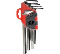Набор шестигранных ключей ABTOMTOOL РROFFI 9 пр, DIN3124, CrV, большие 56109XL