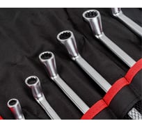 Набор накидных ключей Forsage отогнутых на 75грд. 11 предметов на полотне F-5114P(9929)