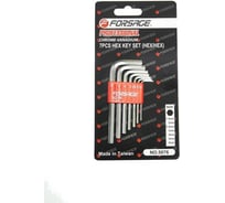 Набор 6-гранных Г-образных ключей Forsage 7 предметовв пластиковом держателе F-5076(6511)