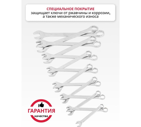 Набор ключей комбинированных Forsage 14 предметов на полотне F-5141P(9662)