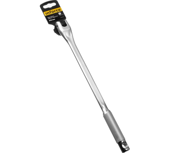 Шарнирный вороток-кобра Inforce 1/2" 375 мм, материал CrV, 06-05-109