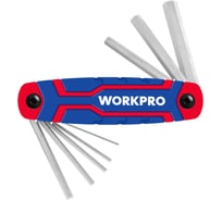 Набор шестигранных ключей складных WORKPRO 8шт WP222019 34061953