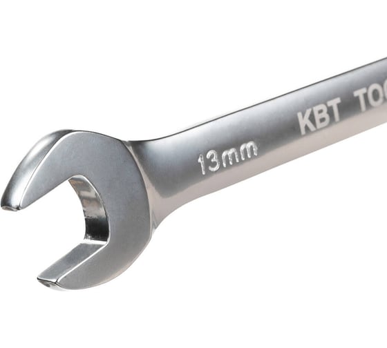 Набор гаечных комбинированных трещоточных ключей КВТ НТК-6 серия PROFESSIONAL 8-17 мм 91948