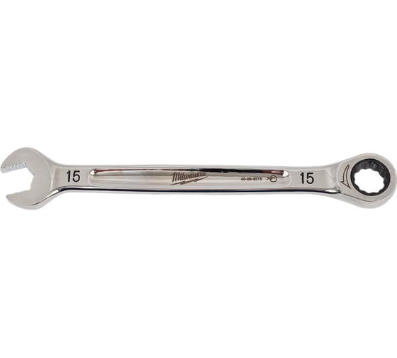 Рожково-накидной ключ Milwaukee MAXBITE с трещоткой, 15мм 4932471508 1