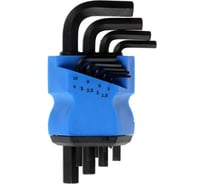 Набор шестигранных ключей TUNDRA black, CrV, 1.5 - 10 мм, 9 шт. 2354398