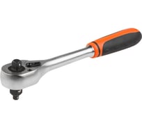 Трещотка двухсторонняя STARTUL PRO 1/4"-3/8"-1/2", 72 зуба, 255 мм PRO-415