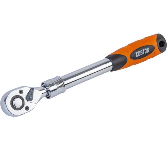 Трещоточный ключ CUSTOR 1/2" телескопический RH-D85448 1