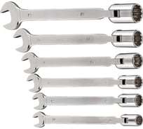 Комбинированные ключи NEO Tools шарнирные 10-19 мм набор 6 шт 09-115