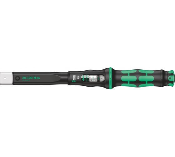 Динамометрический ключ для сменных инструментов WERA Click-Torque X 3 20-100 Нм, L-338 мм WE-075653