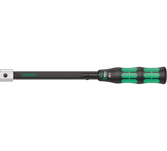 Динамометрический ключ для сменных инструментов WERA Click-Torque XP3 15-100 Нм, L-332 мм WE-075672 1