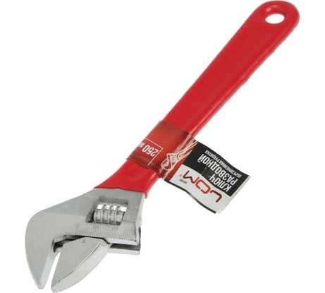 Разводной ключ LOM обрезиненная рукоятка, 250 мм 1647009