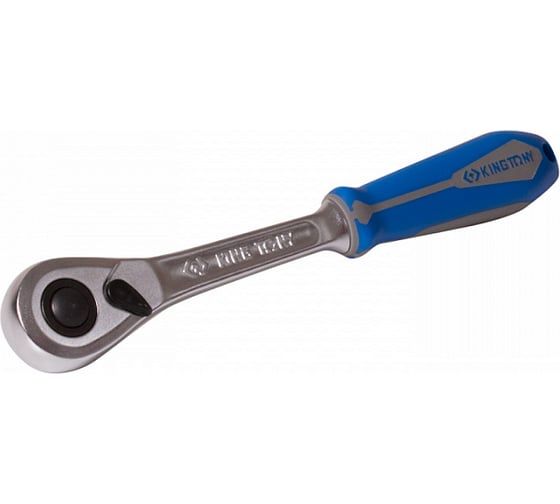 Трещотка KING TONY 1/2", 250 мм, 90 зубцов, флажковая с кнопкой 4773-10GS