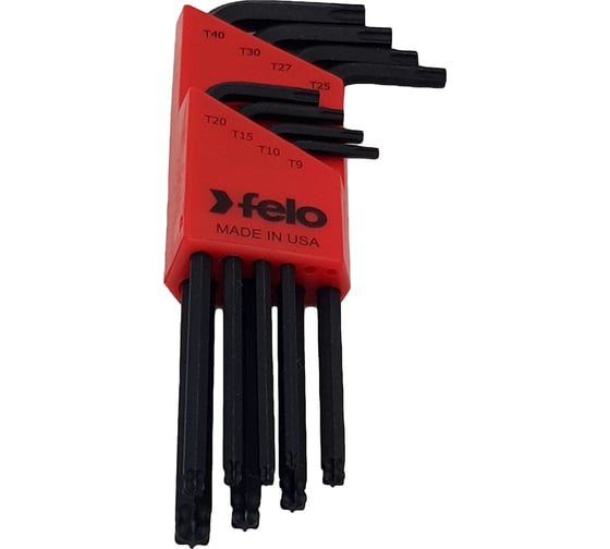 Набор шестигранных ключей Felo TORX с шаровым окончанием, 8 шт 34808001