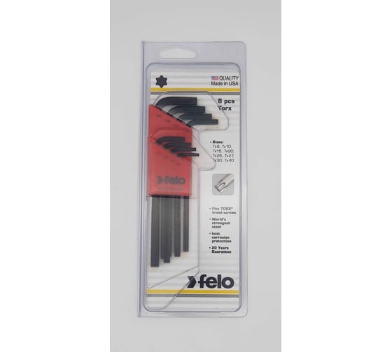 Набор шестигранных ключей Felo TORX 8 шт 34888801