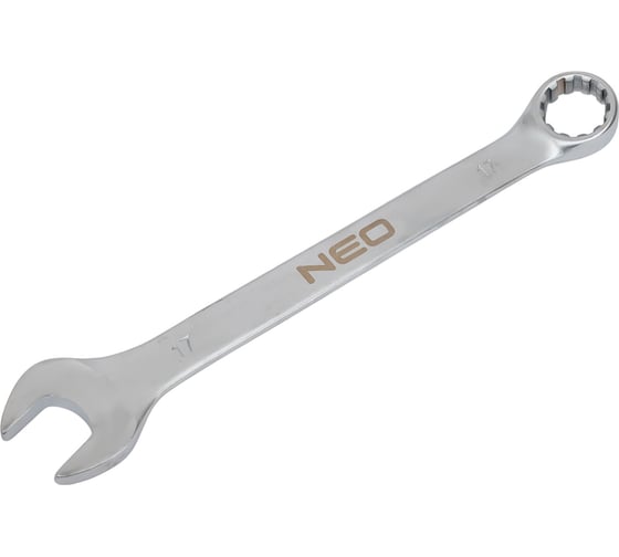 Ключ комбинированный NEO TOOLS 17x210 мм, CrV, DIN3113 09-661