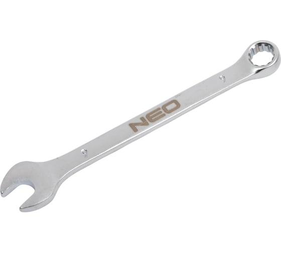 Ключ комбинированный NEO TOOLS 9x130 мм, CrV, DIN3113 09-653