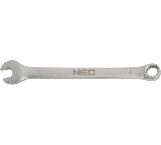 Ключ комбинированный NEO TOOLS 6x100 мм, CrV, DIN3113 09-650