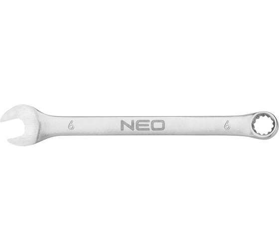 Ключ комбинированный NEO TOOLS 6x100 мм, CrV, DIN3113 09-650 1