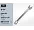 Ключ комбинированный NEO TOOLS 8x120 мм, CrV, DIN3113 09-652 2