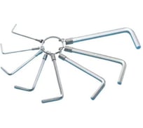 Набор шестигранных ключей Wurth на кольце, 8 предметов, 2-10 мм 071531 55 090 1