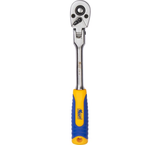 Трещоточная рукоятка KRAFT шарнирная, 1/4 Dr, 72 зуба KT 705033 1