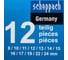 Набор комбинированных ключей Scheppach 8, 10-17, 19, 22, 24 мм, 12 предметов Sch-5121P(59125) 8