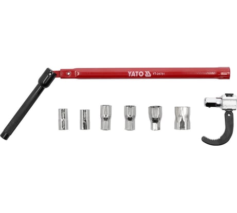 Торцевой ключ YATO для установки смесителя 8 в 1 YT-24781