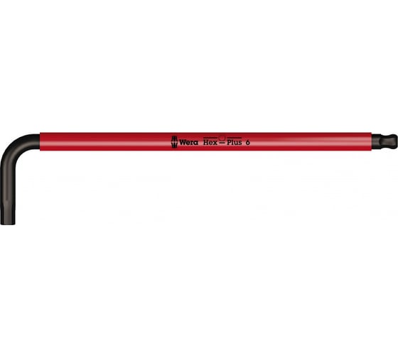 Г-образный ключ WERA 950 SPKL Multicolour 6 мм, L 172 мм WE-022612 1
