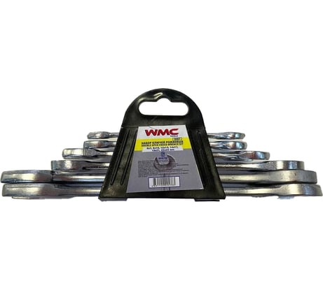 Набор ключей рожковых WMC TOOLS 6 предметов в пластиковом держателе WMC-5067(48106)
