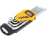 Набор Г-образных 6-гранных длинных ключей с шаром JCB 1.27, 1.5, 2, 2.5, 3-6, 8, 10 мм, 10 предметов JCB-5102LB(59742) 5