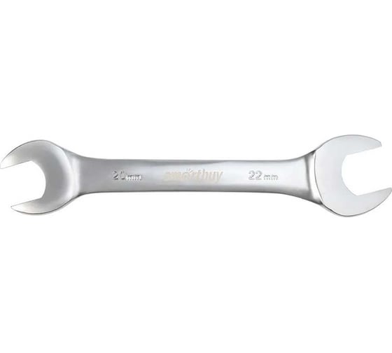 Ключ рожковый Smartbuy на 20 мм, 22 мм, хромированный, 40X, tools/100 SBT-UWS-20-22p1