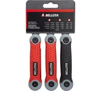 3 складных набора по 8 ключей Bellota Allen и Torx 6455P3