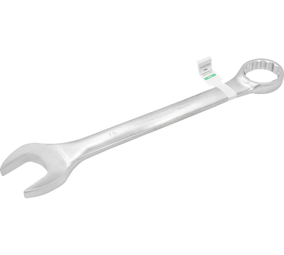 Ключ комбинированный 12-гранный прямой Rockforce 75 мм RF-75575(25628) 1