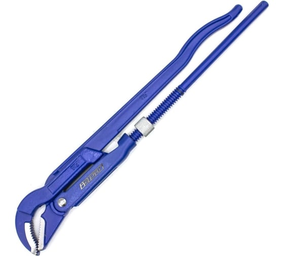 Ключ трубный рычажный ВАРЯГ изогнутые губки, 1 1/2", №2, тип "B" (1/24) 01966