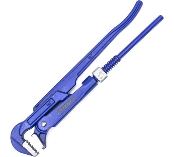 Ключ трубный рычажный ВАРЯГ прямые губки, 3/4", №0, тип "L" (1/36) 012255