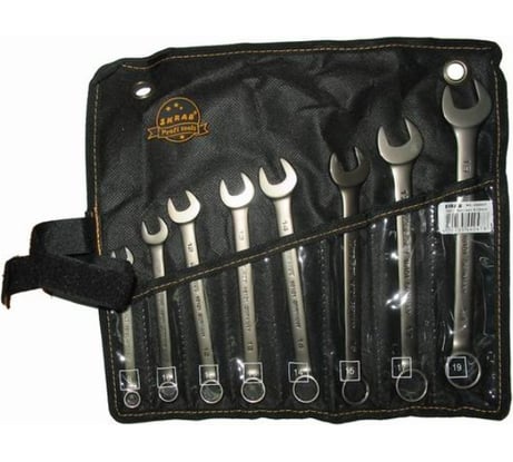 Комбинированные ключи SKRAB 8-19мм 8шт CrV King Roy 44047